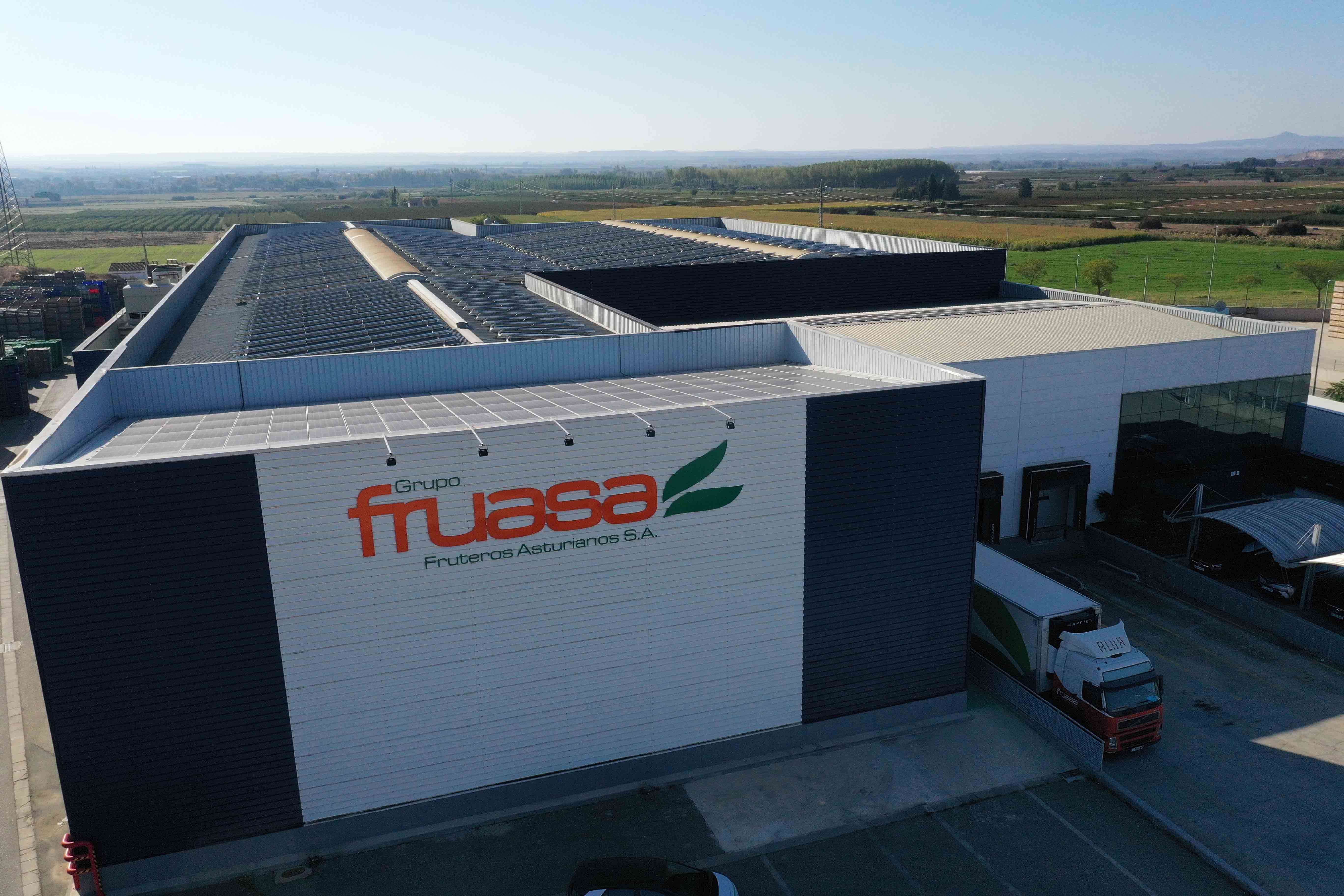 photovoltaic Fruasa aerial image